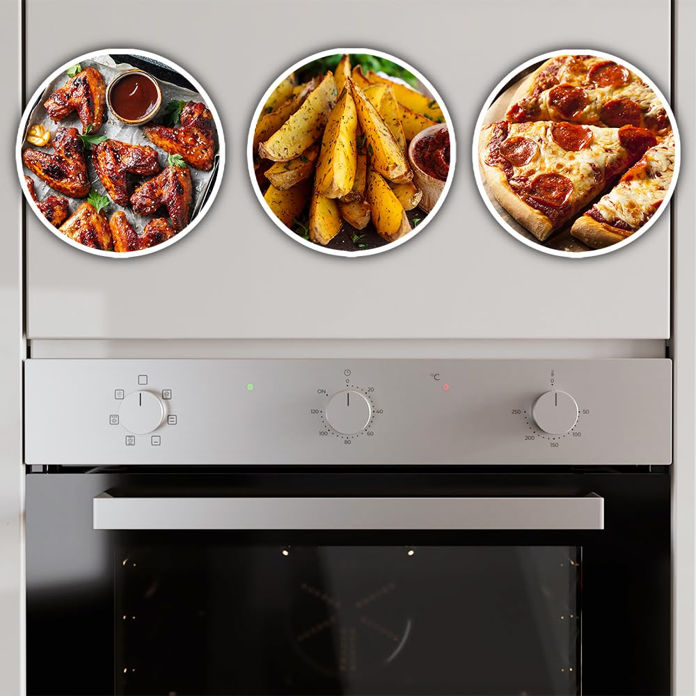 Cecotec Four intégrable multifonctions Bolero Hexa M236000 Inox Time A.Four multifonctions Capacité de 70 L, 6 fonctions, classe A, 2800 W - 5