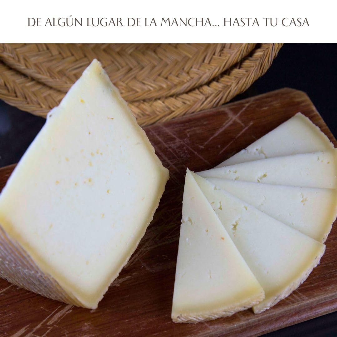 SALETA® Cesta Quesos Gourmet Regalo | Queso Oveja de La Mancha | 4 Cuñas Queso Curado, Semicurado, Añejo y en Aceite de Oliva Virgen Extra | Surtido de quesos "Pack Más Premiados 1Kg" — view 3