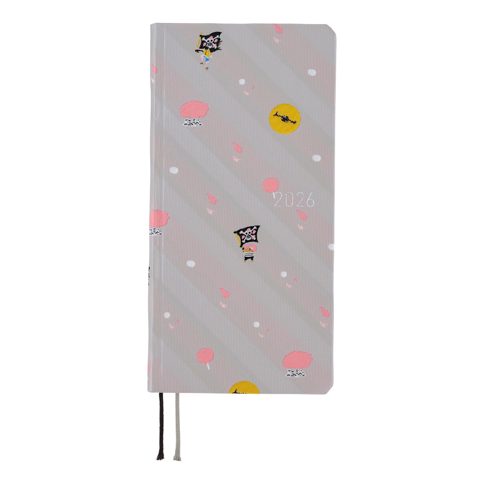 Hobonichi Planner 2026 weeks ONE PIECE magazine/Hiluluk's Cherry Blossoms January start weekly planner weekly left slim vertical