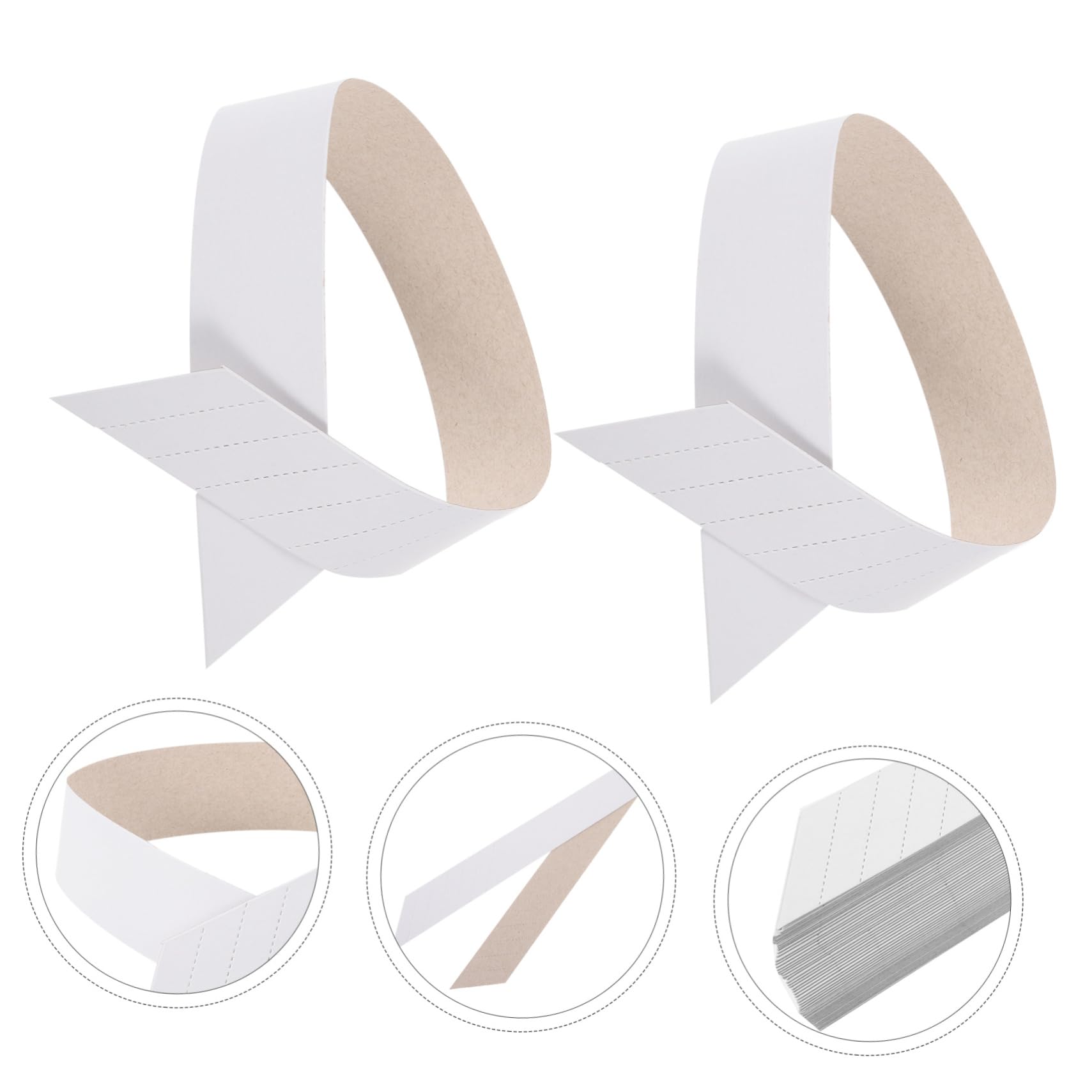 BESPORTBLE Adjustable Paper Collar Stays 100pcs for Men's Dress Shirts Collar for Shirts