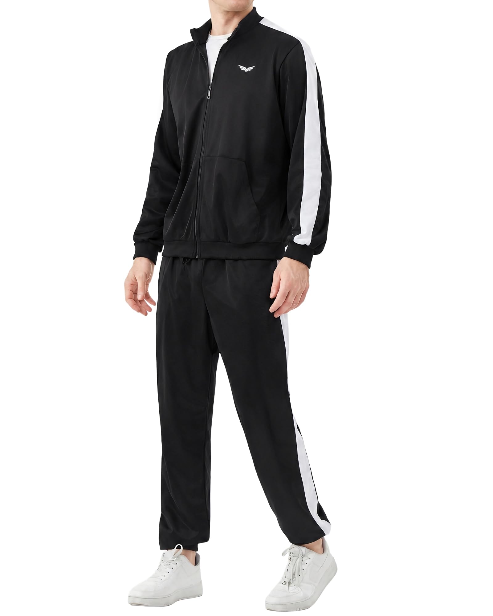 80s Track Suit Men - 90s Outfit for Men Tracksuit Jacket and Pants Set