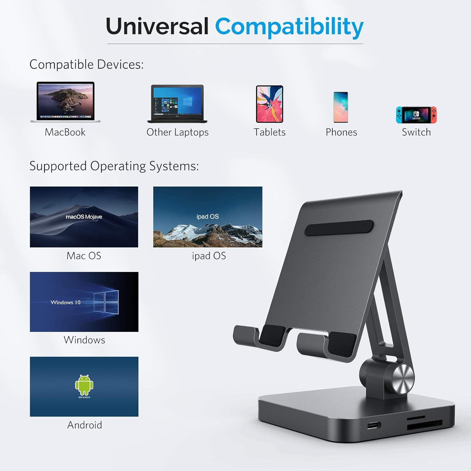Amazon.co.jp: USB Cハブスタンド、7 in 1 USB Cマルチポート