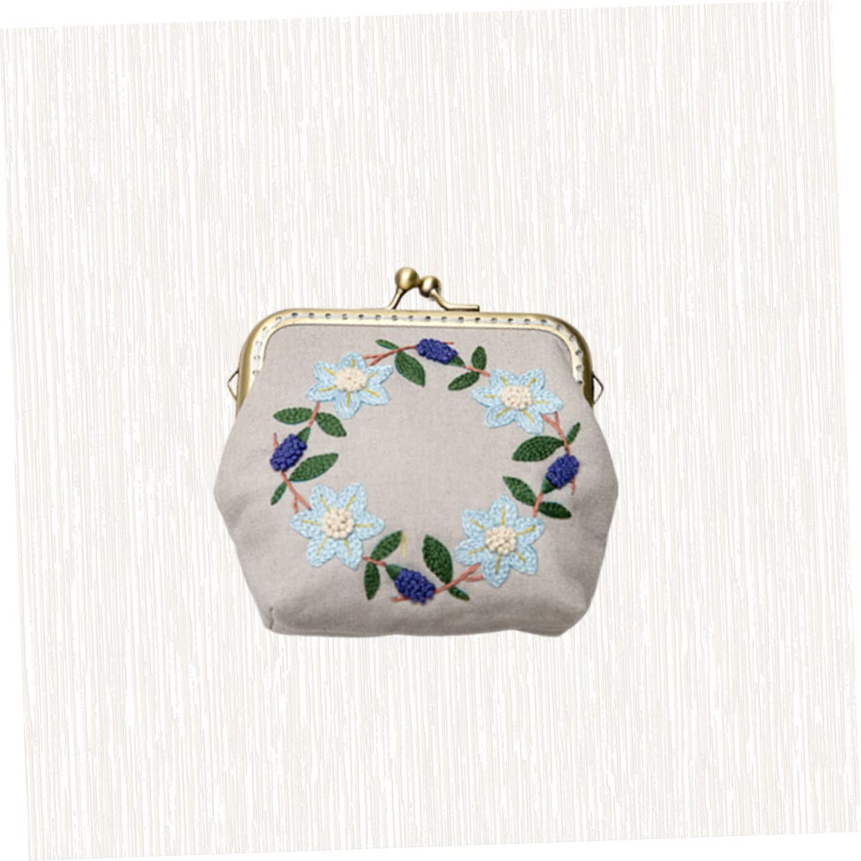 Operitacx 3sets Completo Di Kit Di Ricamo Fai Te Per Principianti Borsa Moneta Con Accessori Per Embroidery Include Tela Filo Di Lana Ago e Cornice Per Ricamo Per Donne e Bambine