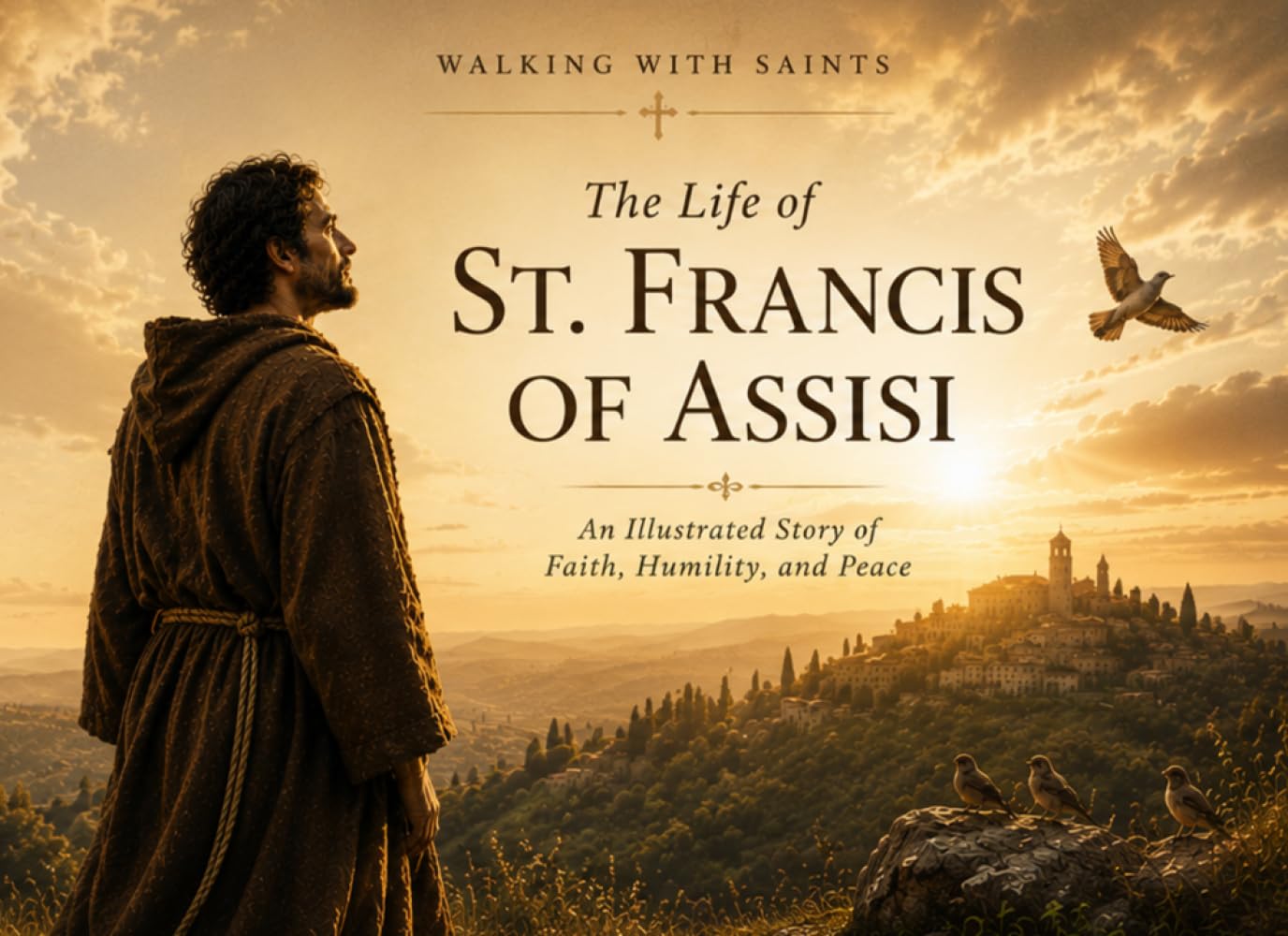 The Life of St. Francis of Assisi: An Illustrated Story of Faith, Humility, and Peace (Walking With Saints: Illustrated Lives)