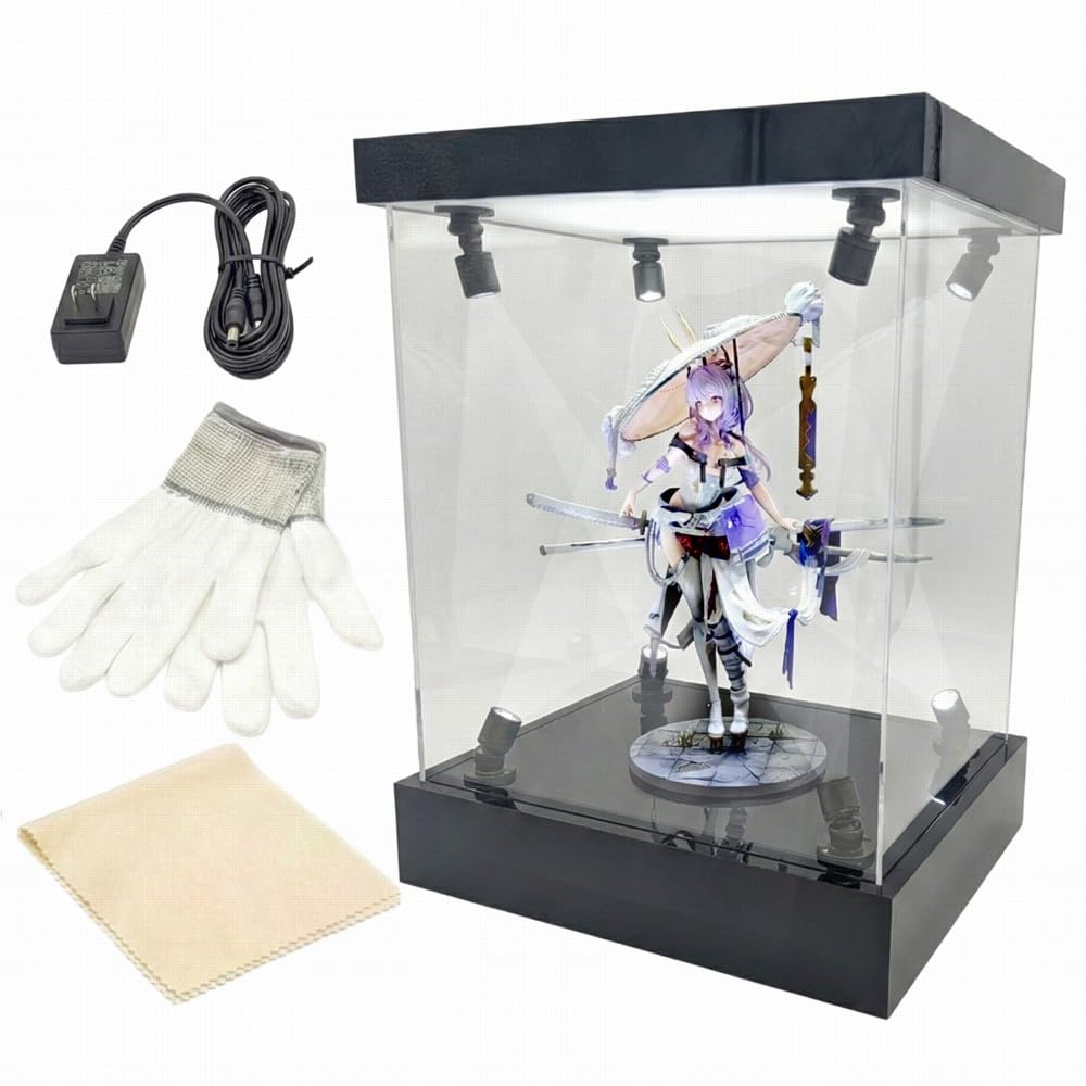 Amazon.co.jp: [リアドベント] フィギュアケース LEDライト搭載 回転