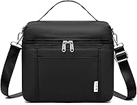 Vista 7 de NOL Natural Organic Lifestyle Bolsas de almuerzo aisladas para mujeres Bolsa refrigeradora Nailon ligero impermeable Lonchera para el trabajo