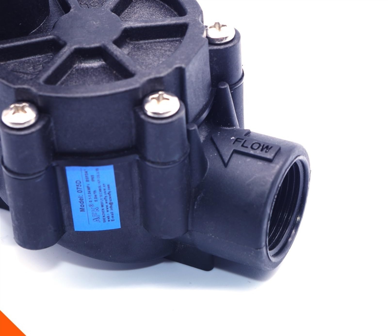 Niskociśnieniowy zawór odcinający 3/10.2 cm nylonowy zawór elektromagnetyczny do nawadniania 220 V AC (220 V AC)