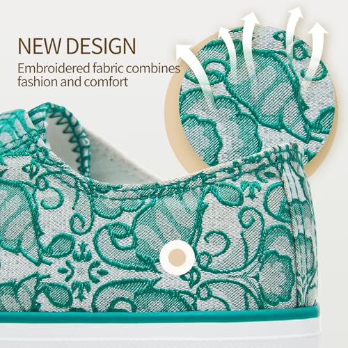 Image of yageyan Womens White Tennis Shoes Low top Canvas Sneakers Women Fashion Shoes for Walking Casual Canvas Comfortable