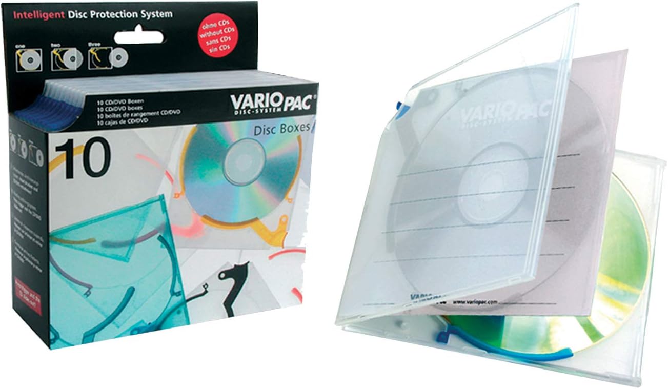 Custodie CD/DVD MediaRange BOX35-10 - Confezione Da 3 | Da 10 Posti Ciascuna - Foto 6