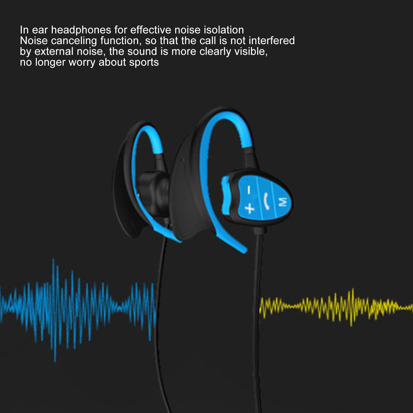 Casque de Natation, écouteurs sans Fil à Conduction Osseuse étanche IPX8, Lecteur MP3 32 Go en Silicone pour la Course et le Sport, Unisexe (BLUE)