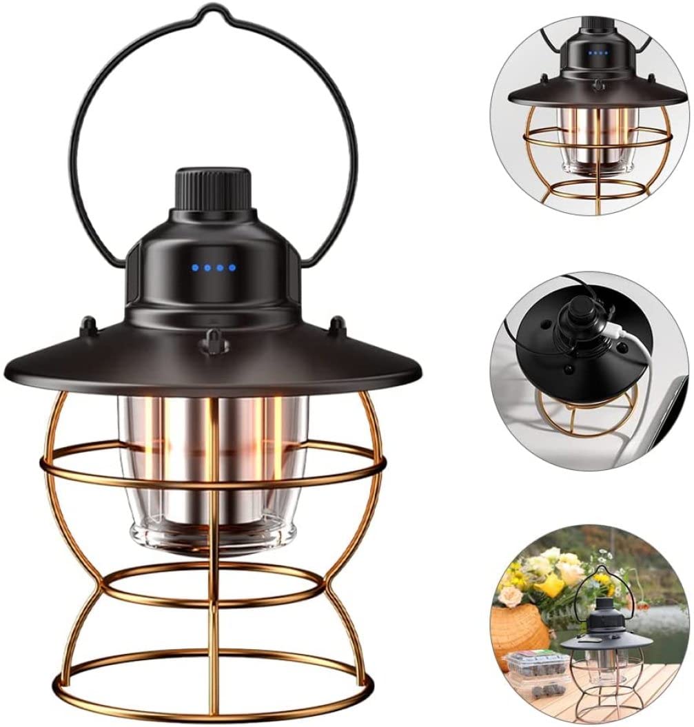 Amazon.co.jp: キャンプランタン Ledランタンヴィンテージ充電式