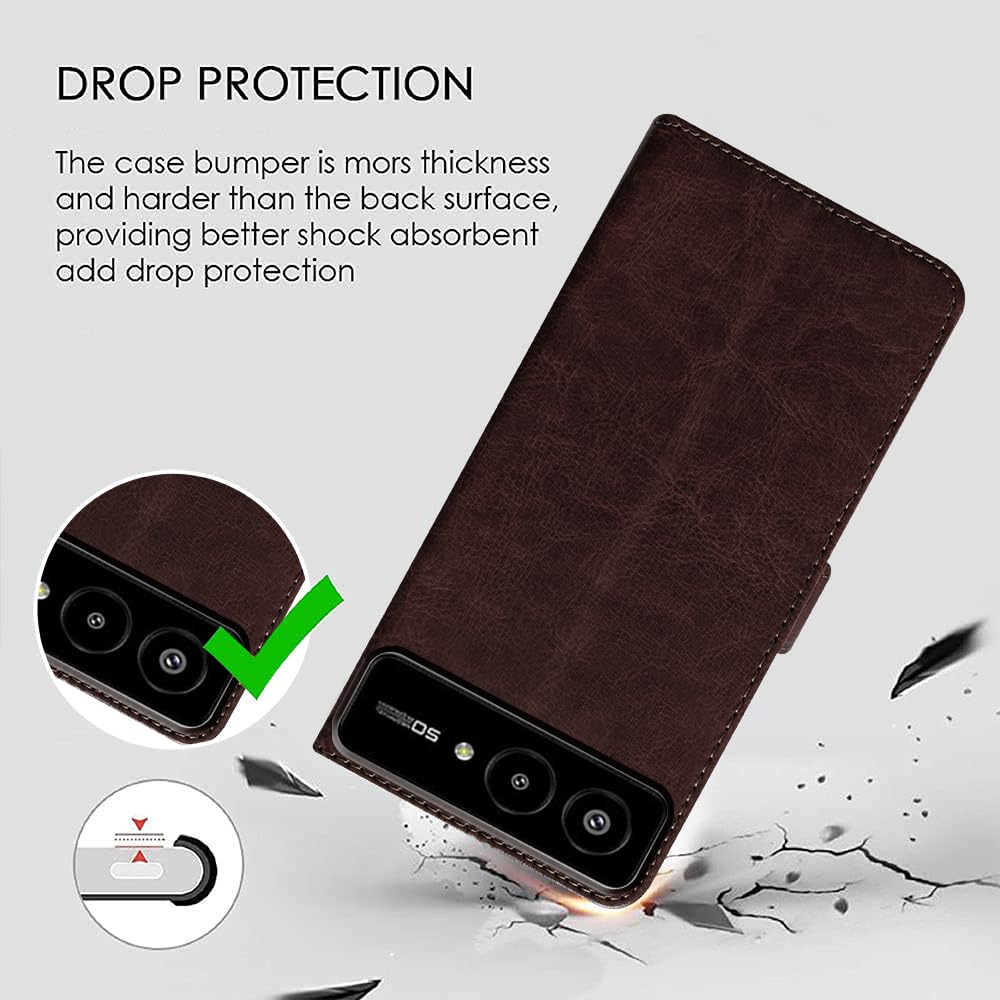 Lava Blaze AMOLED 2 5G Flip Cover - Leather & Stand -3
