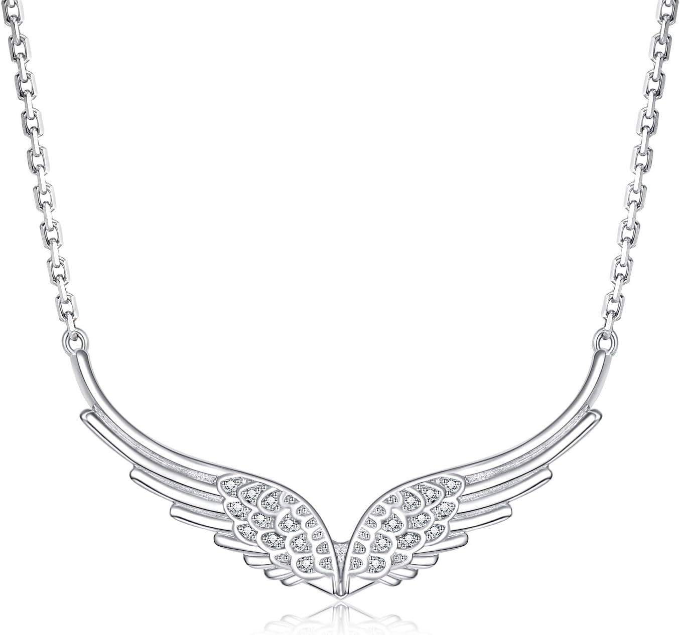 Mic Tai S925 Sterling Silver Guardian Angel Wings Pendant