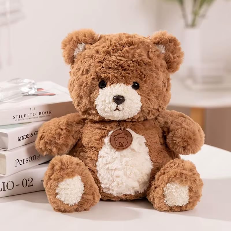 Image of SCOOBA Pluffy CharmBear Soft Toys 35cm for Kids Babies (CharmBear Brown)