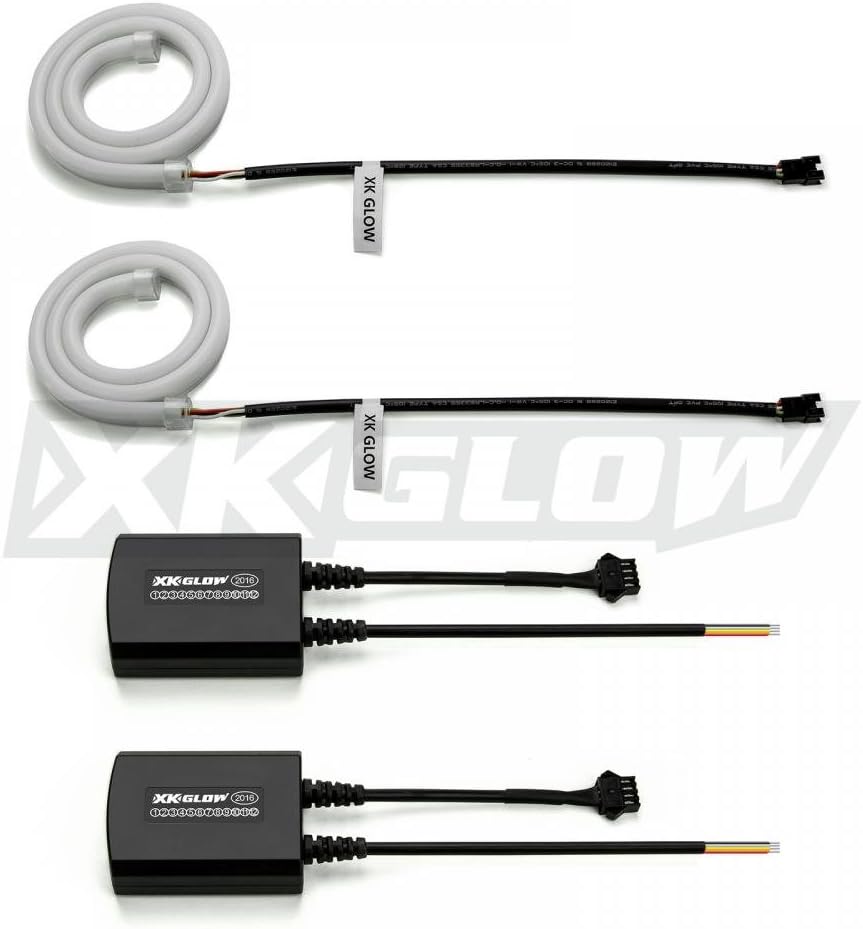 Hоlіdау Dеаlѕ 🛒 2pc 36 Sequential Switchback LED Strip Kit DRL Turnsignal for Headlights Retrofit Halos Demon Eyes Eyelines and other Custom Lighting for Headlights Bеѕt Quаlіtу 🔥 2pc 36 Sequential Switchback LED Strip Kit DRL Turnsignal for Headlights Retrofit Halos Demon Eyes Eyelines and other Custom Lighting for Headlights