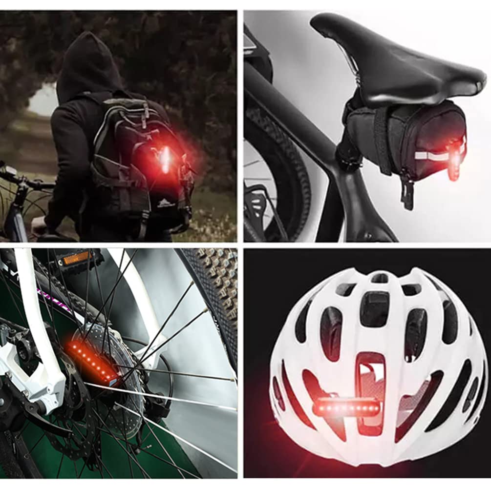 Rowerowe Tylne Światło 5 Tryby Światła Usb Tylne Światło Led Do Rowerowego Hełmu Ostrzeżenie Ostrzeżenie Led Mountain Tail Lampa,2600mah