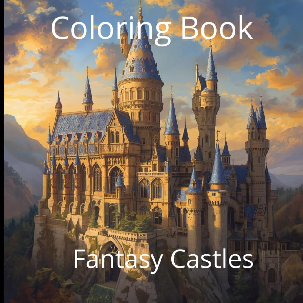 Fantasy Castles: Adult Coloring Book for Mind Clarity and Relaxation: Relax and Unwind with the Majesty of Castles: Dive into a mythical realm where ... your markers and unwind after a long day.