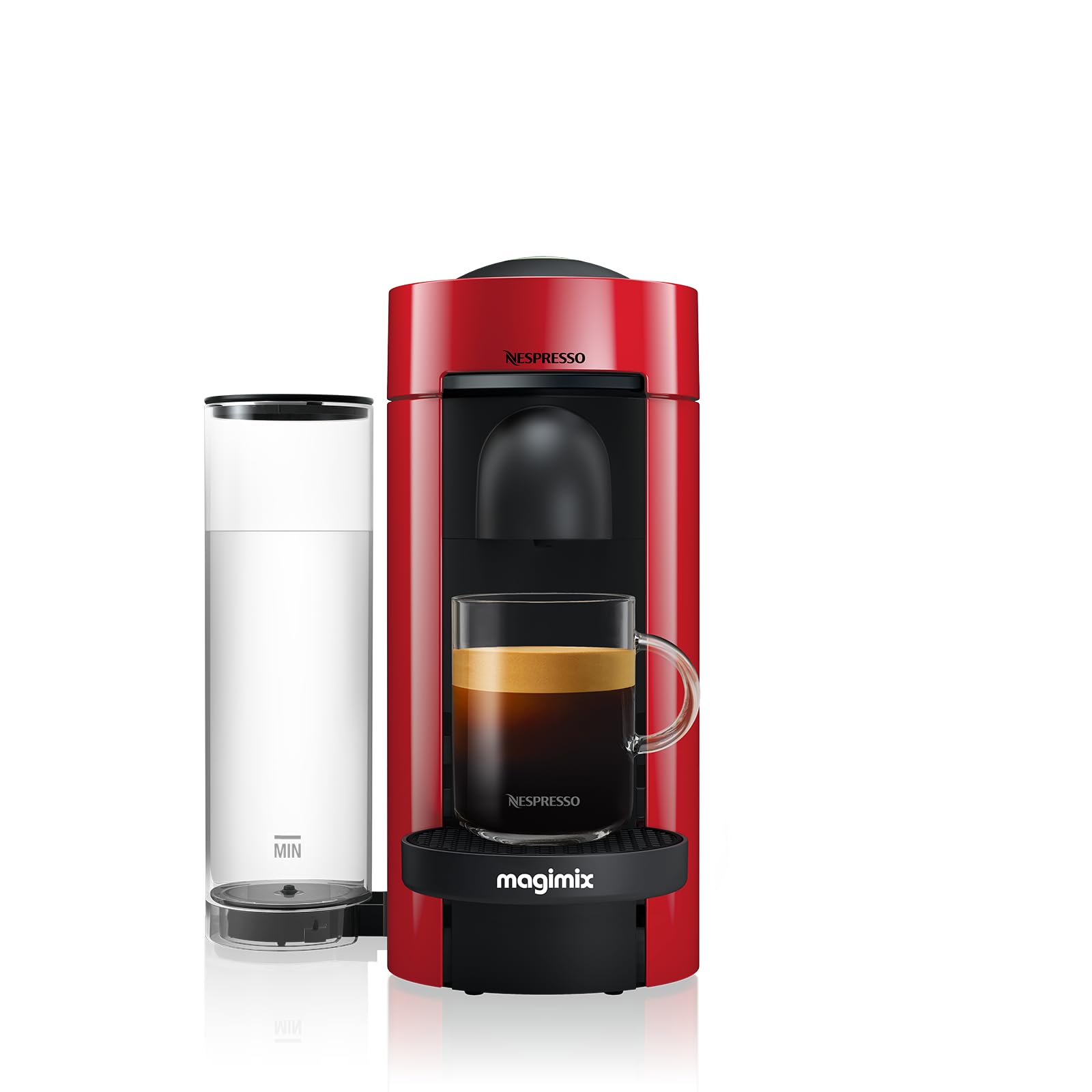 Magimix Nespresso Vertuo Plus Rouge: Coffee Making Machine Facile & Rapide Pour Particuliers Ent weedien