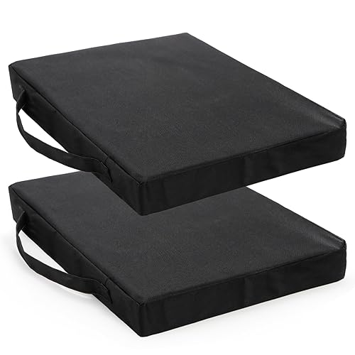Coloch 2 Pack Stadium Seat Cushions, Thick Bleacher Seat Cushion Portable Boat Canoe Kayak Seat Cushion Waterproof Knee Pad Cushion for Stadium, Bleacher, Outdoor Events