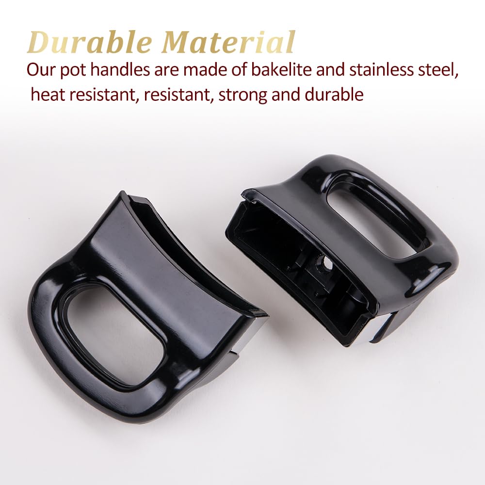 suiwotin 2pcs Pot Handle, Pan Handle Replacement for Sauce Pot