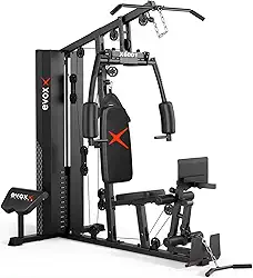Evox Fitness, Estação de Musculação Varios Exercicios X6001 com Leg Press