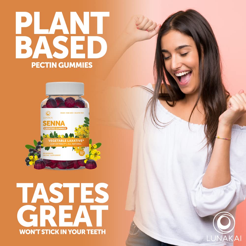 Senna Laxative Gummies Natural Laxative and Senna Plus Effective Stool