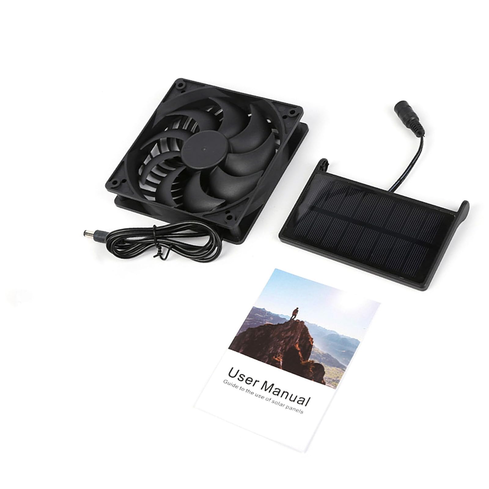 Professional Solar Power Exhaust Fan 3W Solar Exhaust Fan Ventilator Ventilation Shed for Dog Chicken House Ventilation Shed for Greenhouses