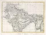 'Indie Foglio I'. Mughal Empire. India Pakistan Nepal Bangladesh. ZATTA - 1785 - old map - antique...