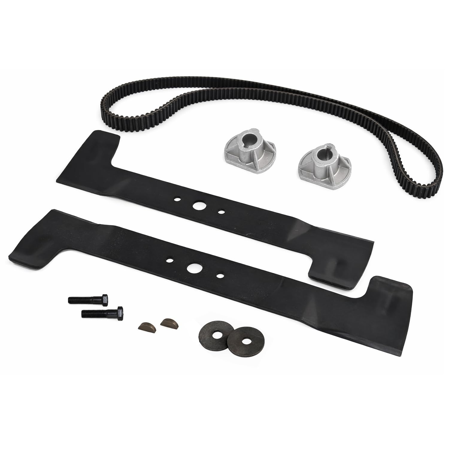 Kit Twin Cut 102 con 2 lame 520 mm 2 portalama albero 20 mm e cinghia 1600DS8M20 per Castelgarden TC102 compatibile 82004341 82004340 25463200 135065600/0