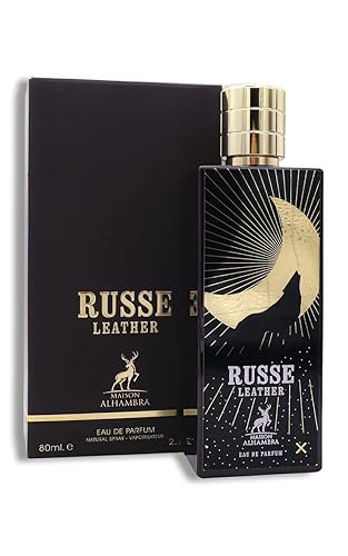 Maison Alhambra Russe Leather Final Eau De Parfum Espray, 2.7 onzas (Unisex)