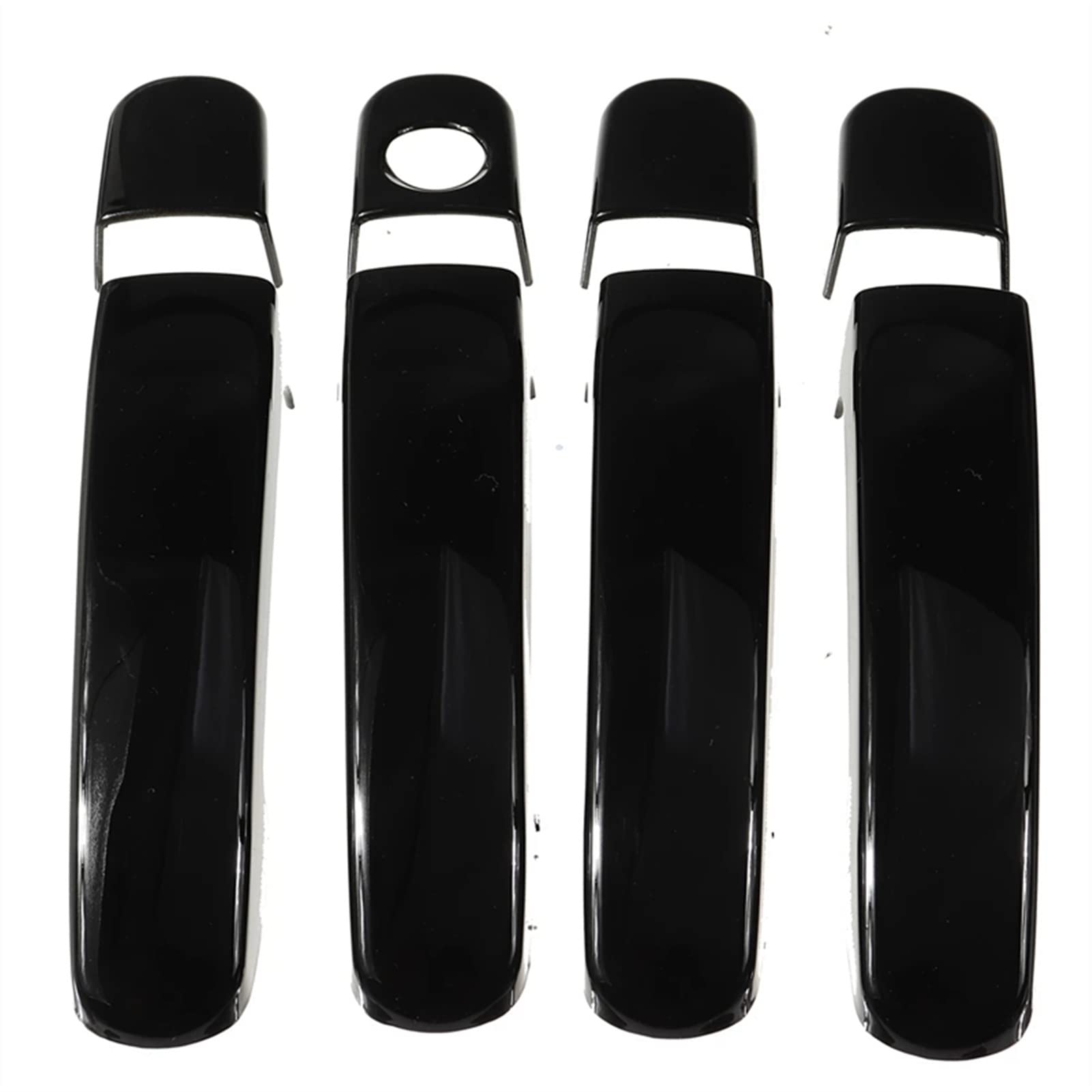 RINKTEEA Exterior Car Door Handle for Focus Escape Kuga Ranger 2013-2018 8 PCS/Set Car ABS Glossy Black 4 Door Handle Covers