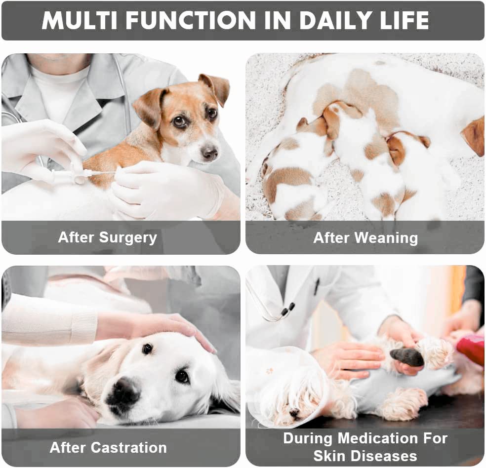 Image of Surgery Suit for Dogs Recovery Suit Abdominal Wound Puppy Surgical Clothes Post-Operative Vest Pet After Surgery Wear Substitute (XXL, Camouflage)