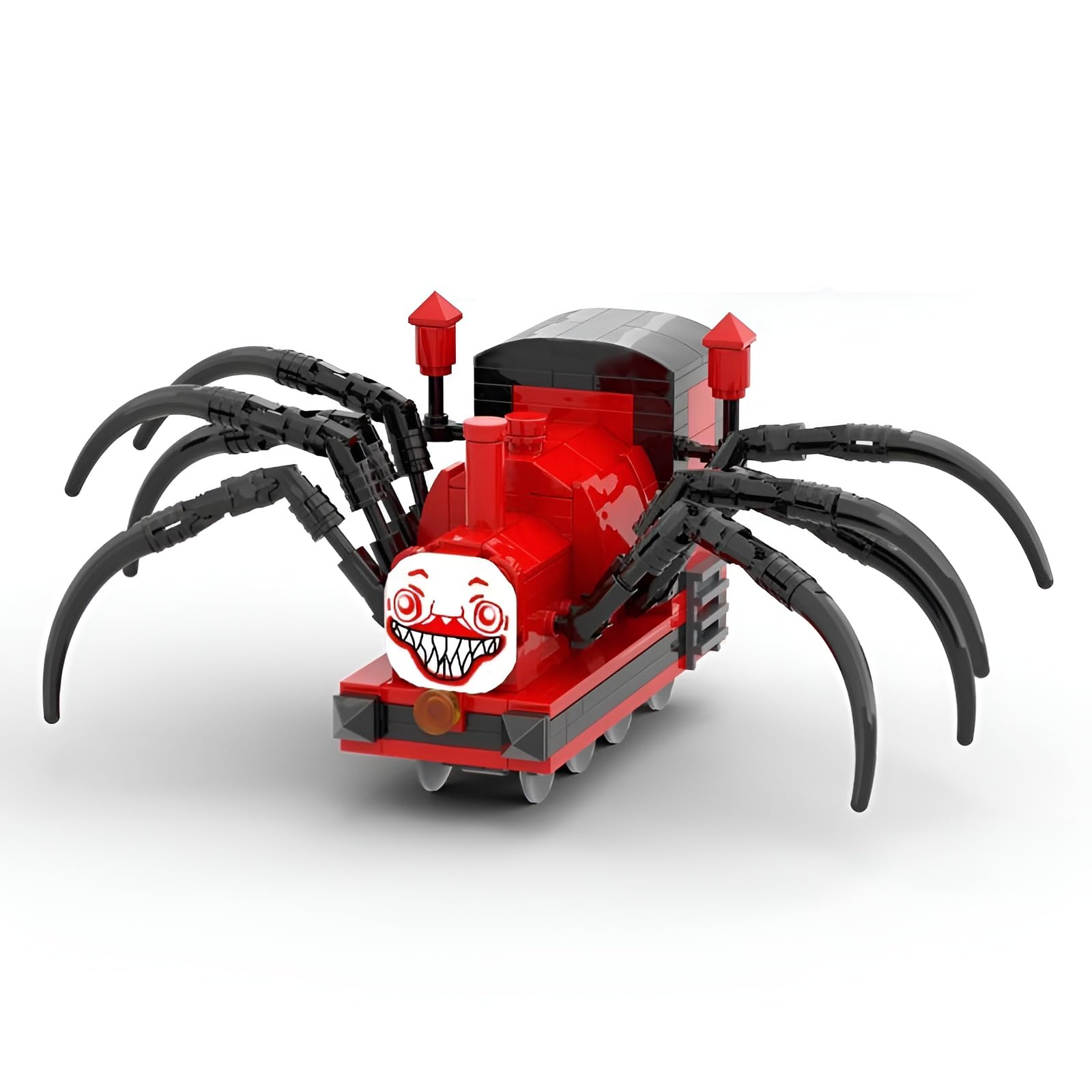 Choo Choo Charles Spider Train Building Block Set, 260Pcs Spooky Game Toys