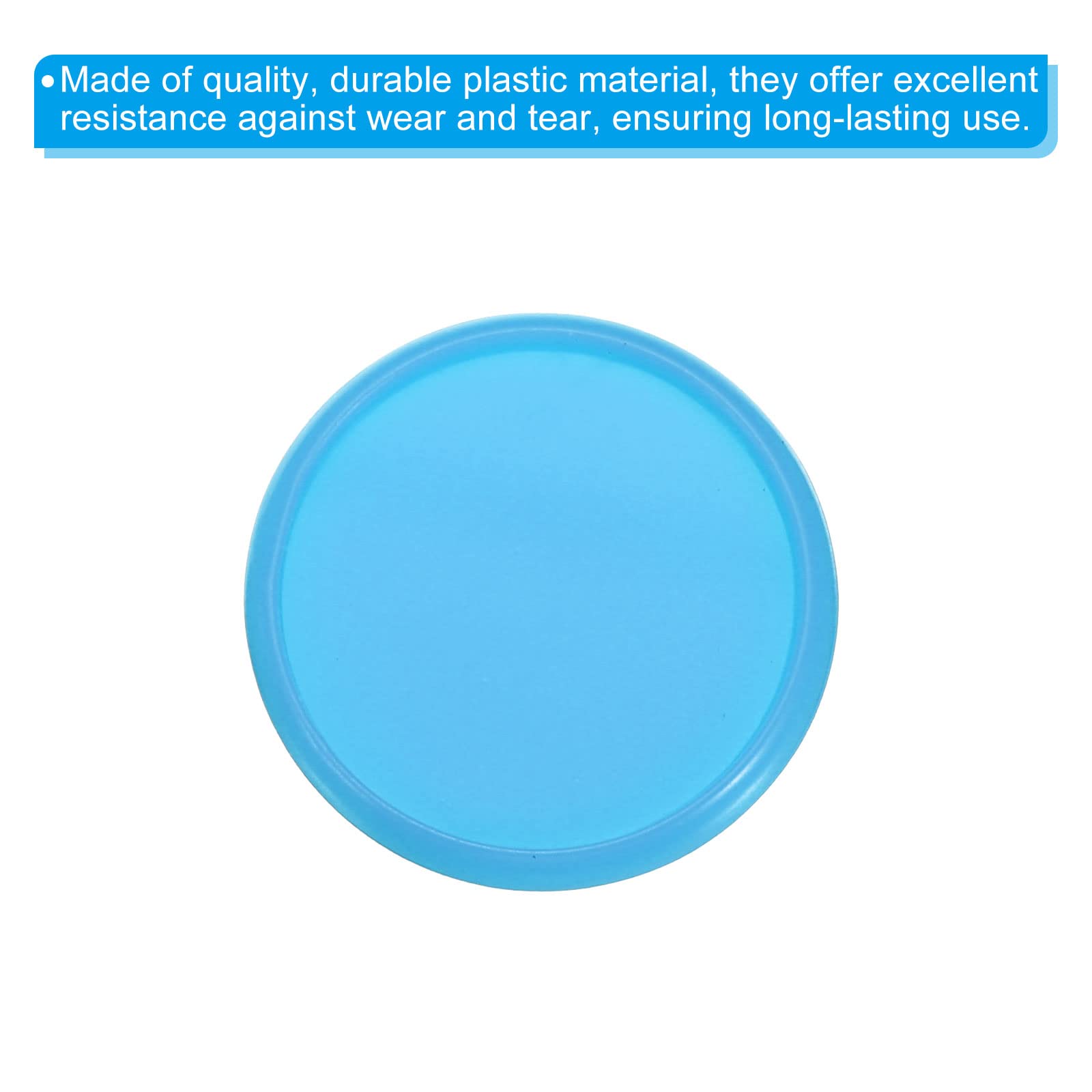 PATIKIL 19 Mm Plastique Livre Reliure Disques, 33 Paquet Discbound Expansion Disques Rond Classeur Anneaux Pour DIY Cahier Planificateur, Blanc