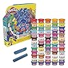 Play-Doh Ultimate Color Collection 65-delige set verschillende soorten boetseerklei voor kinderen vanaf 3 jaar, niet…