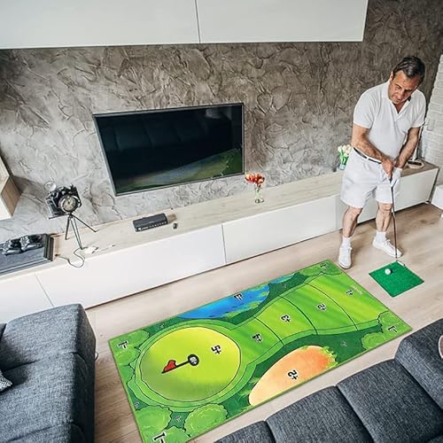 EHOTER Battle Royale Golf Game Mat Golf Game Mat