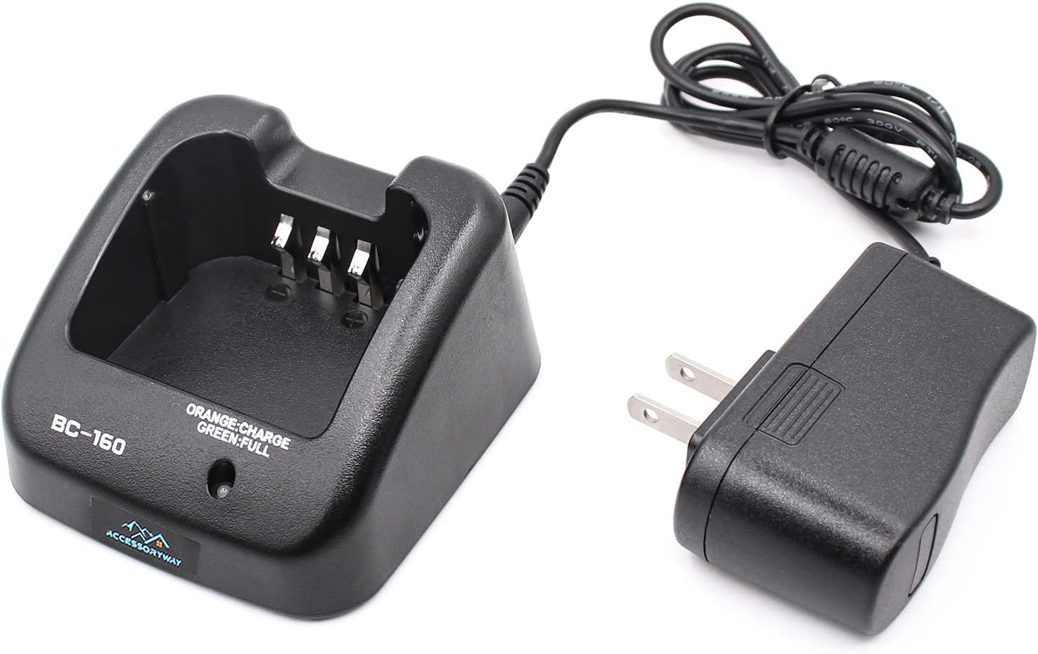 Replace BC-160 BC-179 Charger for ICOM BP-232 BP-232H BP-230 BP-231 BP-232 Radio Battery Compatible for ICOM IC-A14 IC-F15 IC-F3011 IC-F4011 IC-F3161 F14 F24 F3011 F4011 Battery Charger