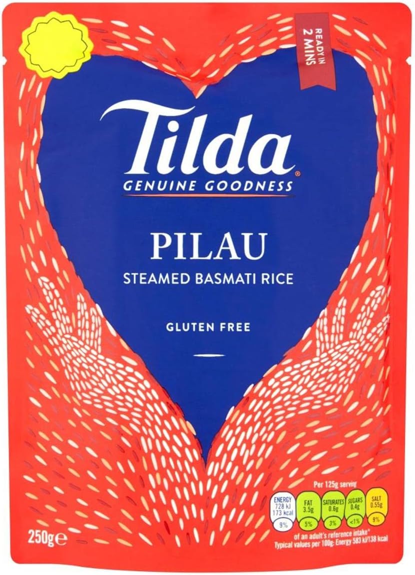 Tilda Pilau Steamed Basmati Rice Classics, 250 g