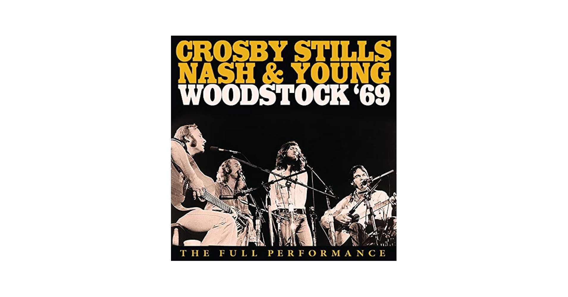 洋楽 crosby, stills, nash & young (RARE SET) Crosby, Stills, Nash & Young December 1969 LP (Yellow Vinyl)