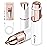 Facial Hair Remover for Women- 2-in-1 as Seen on TV Painless Face Shaver -Mini Hair Remover, Electric Razor Shaver Portable Bikini Epilator for Lips, Chin, Armpit, Peach Fuzz,Neck, Cheek