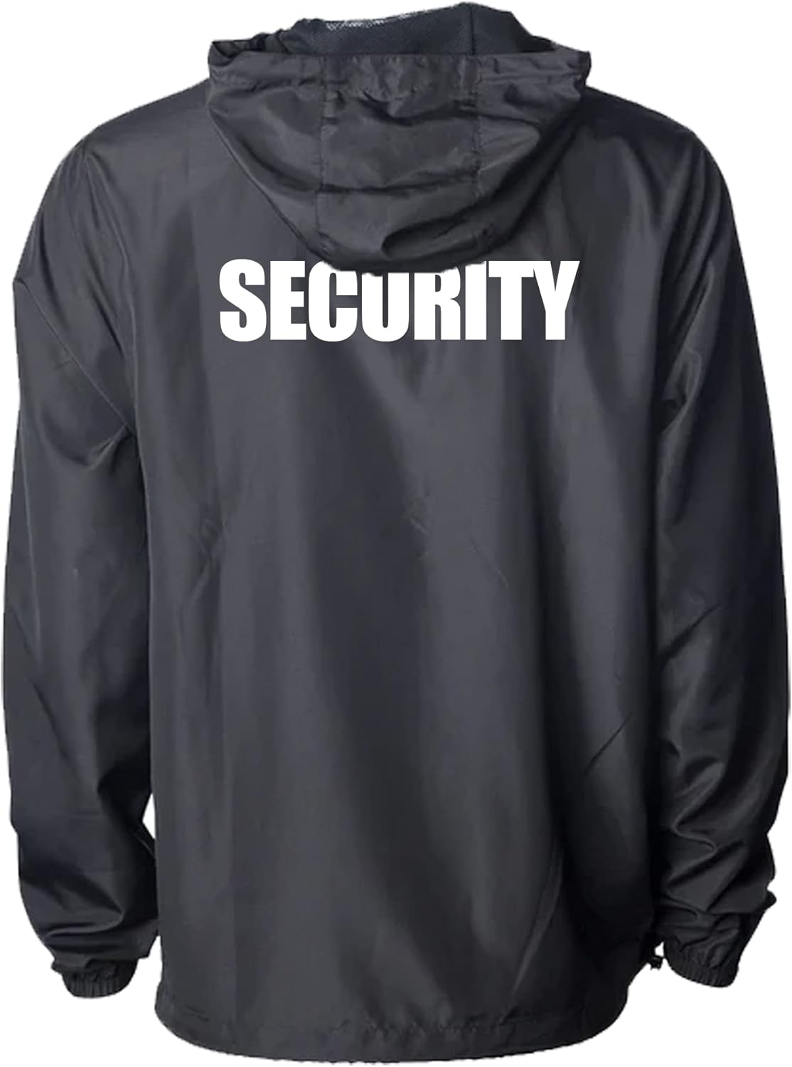FTD Apparel Men's Lightweight Windbreaker Security Jacket with Lanyard