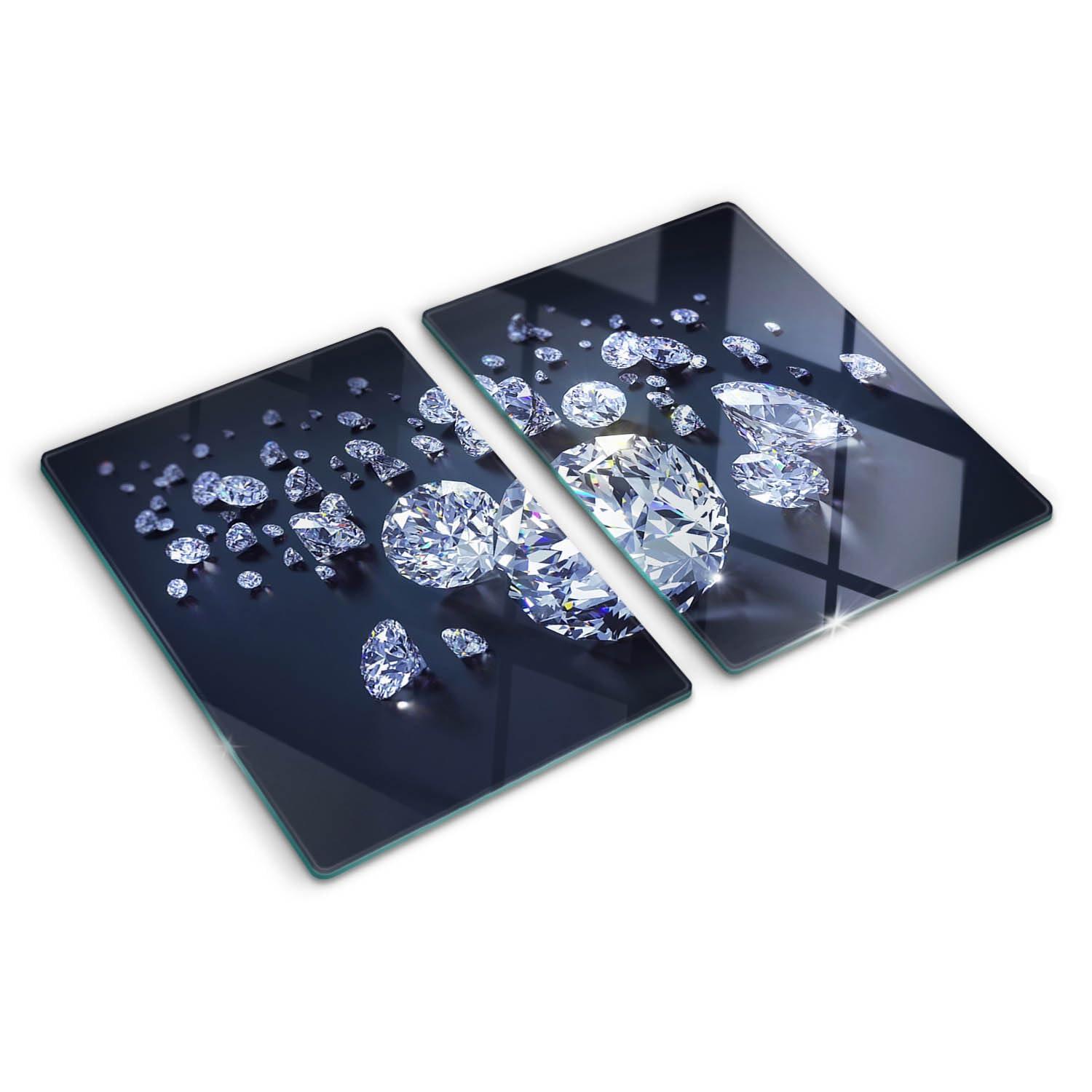 Planche à Découper pour la Cuisine en verre 40x52 cm pour protéger les plaques de cuisson