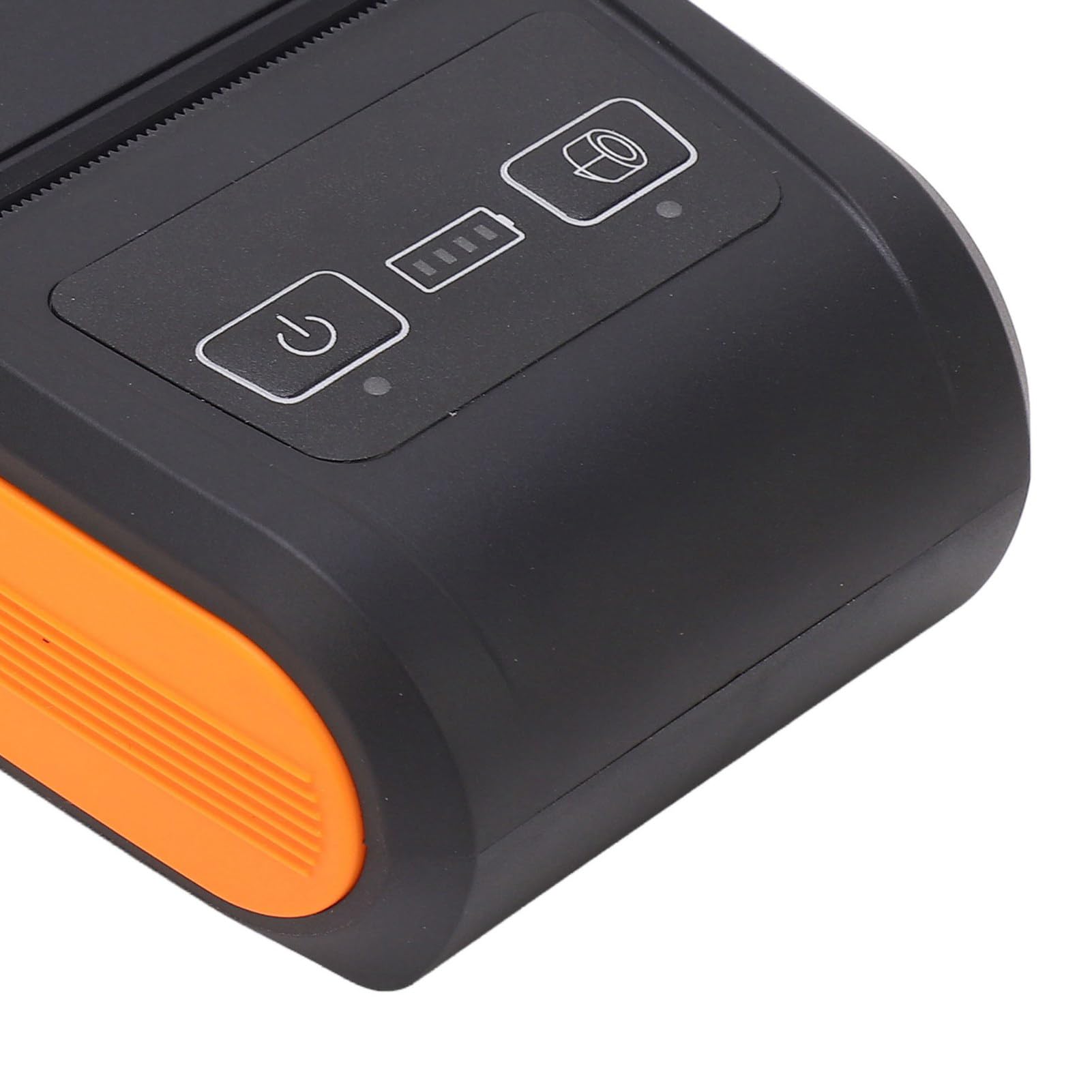 Impresora de Recibos Bluetooth de 58 mm con Velocidad de Impresión de 90 mm/s, Impresora Térmica Portátil con Batería Recargable para Código QR y Gestión de Inventario