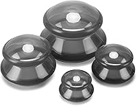 Vista 9 de Juego de terapia de ventosas de silicona, juego profesional de ventosas para estudio y hogar, tazas de masaje chinas, para reducción de celulitis