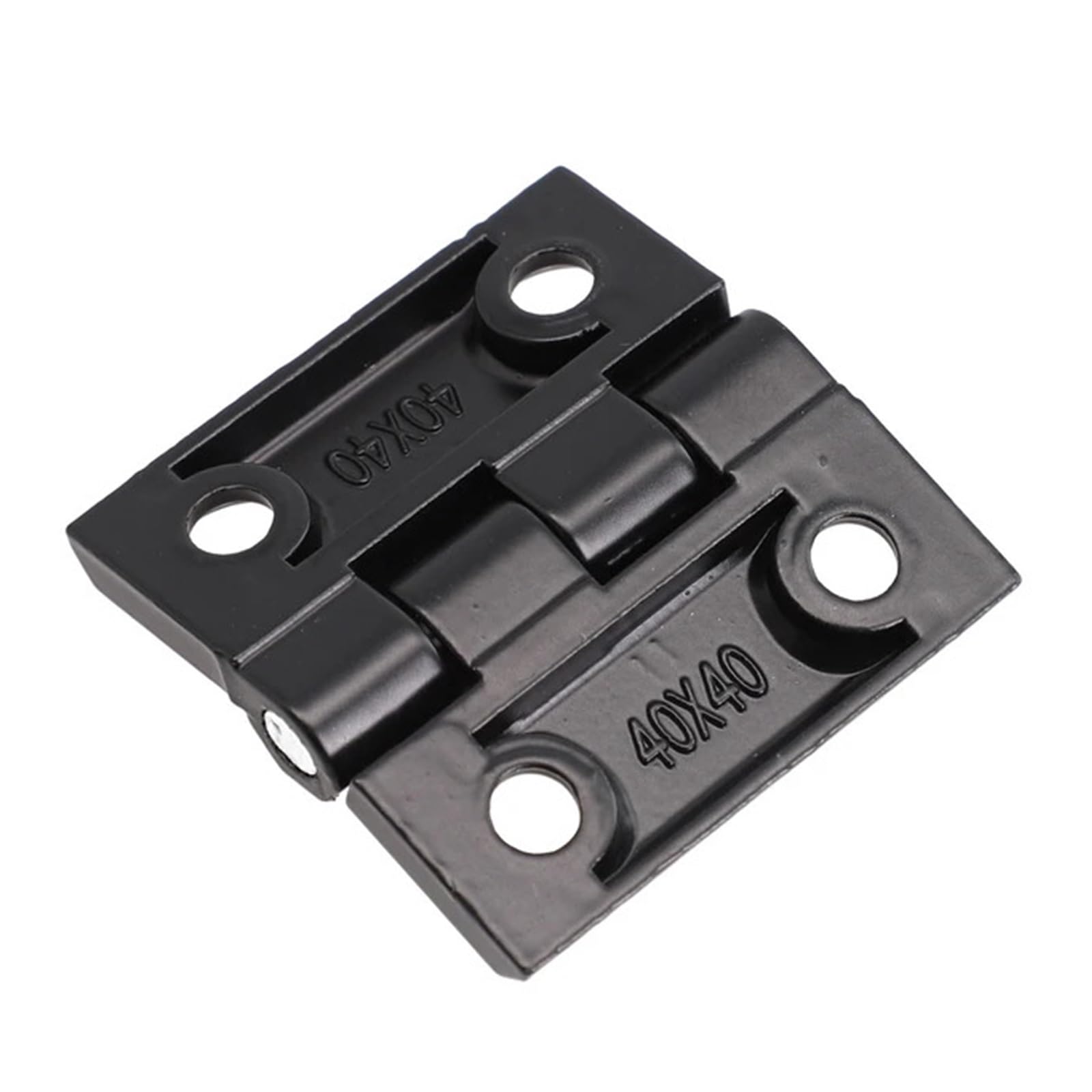 Evdmgzjapstj One Color Folding Door Hinge,1Pcs 40/50/60Mm Butt Hinges Backflap Metal Black Cabinet(40X40mm)
