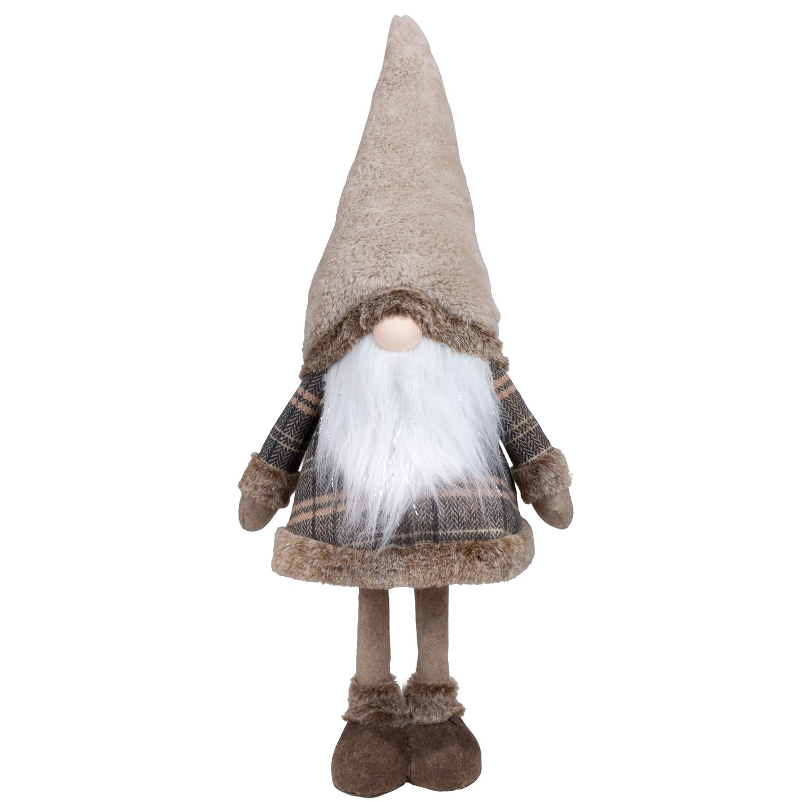Wackelwichtel 55cm (80cm) Dekofigur stehend braun-beige
