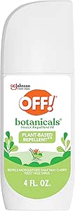 OFF! Botanicals Insect Repellent, Plant-Based Bug Spray &amp; Mosquito Repellent, 4 Oz