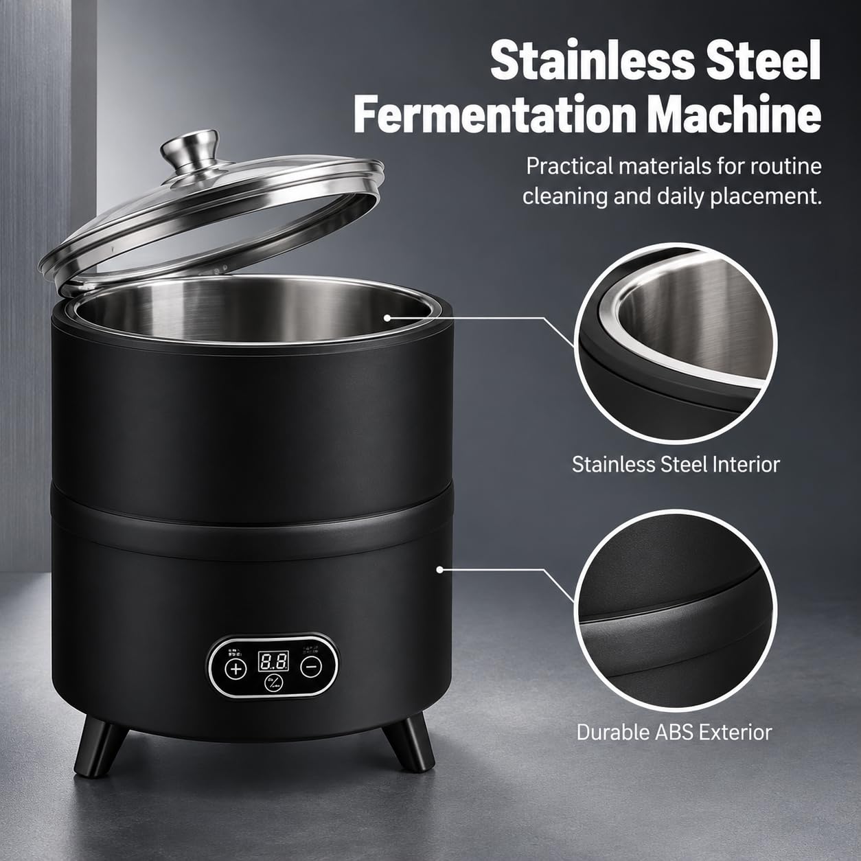Yogurtera Comercial, Fermentador De Acero Inoxidable De 8/12l
