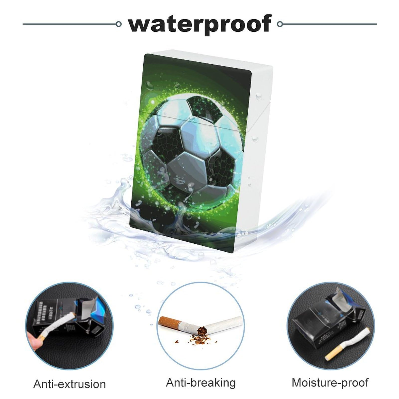 soccer ball cigarette holder Amazon.com: Cool Soccer Ball Cigarette Case Portable Waterproof Cigarette  Box Plastic Normal Size Pocket Cigarette Box Holder Flip Open Storage Case  for Men Women : Health & Household