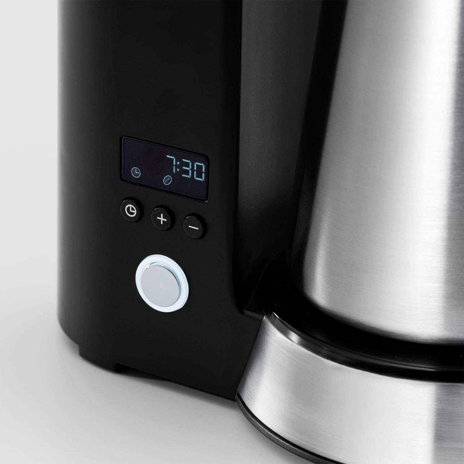 WMF Küchenminis Aroma Coffee Maker, with Thermos Flask, Filter Coffee 5 Cups, Thermal Mug to Go (350 ml), 760 Watt, 24 Hour Timer Automatic Switch Off, Silber